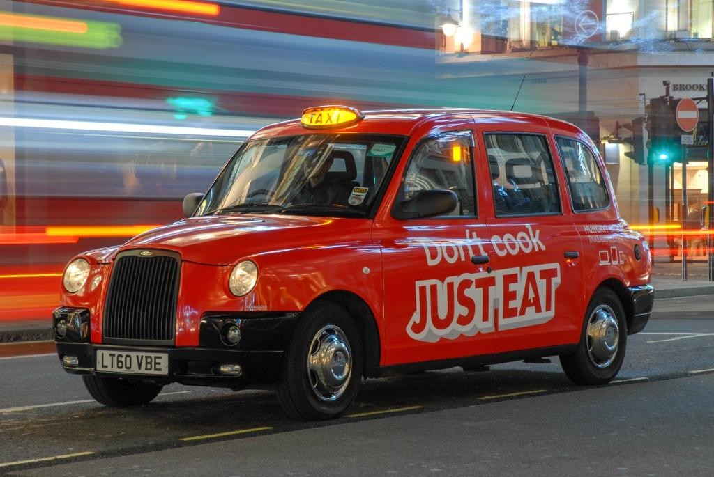 Just Eat taxi