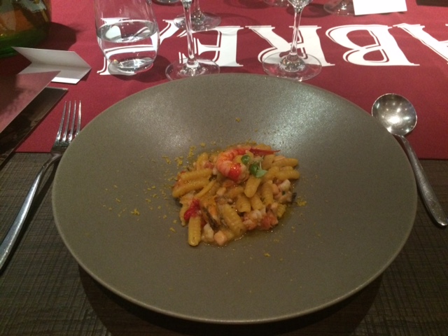 menabrea at lanima seafood pasta
